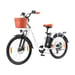 TTGO YY-26ST Bicicletta elettrica - Motore 250W Batteria 36V14.5AH Pneumatici 26 pollici Velocità massima 25 km/h Freni a disco meccanici - Bianco