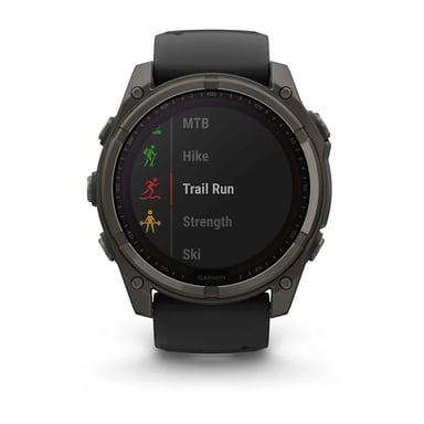 Garmin fenix 8 3,56 cm (1.4'') 51 mm Digital 280 x 280 Pixeles Pantalla táctil Titanio Wifi GPS (satélite)