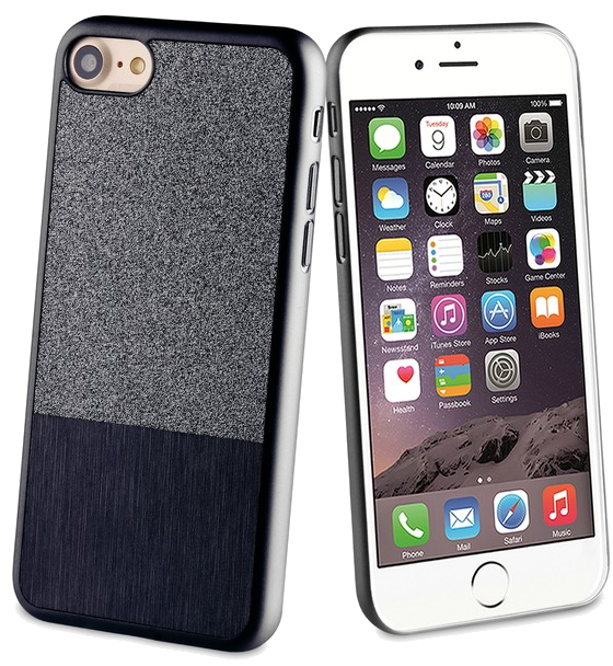 Coque Paillette Noir: Apple Iphone 6/6S/7/8