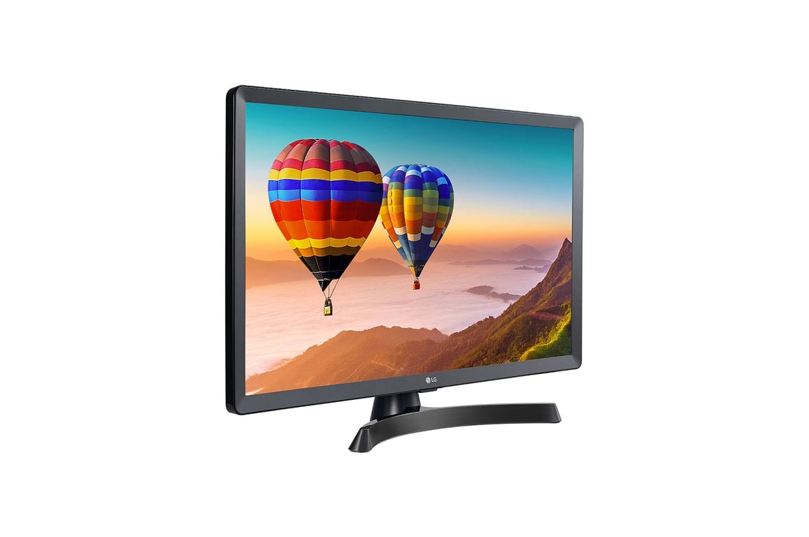 LG 28TN515S PZ Écran LED avec tuner TV 28 27.5 visualisable 1366 x 768 HD 250 cdm² 1200:1 8 ms 2 x HDMI RCA composite RCA composant haut parleurs de fer - vue 2