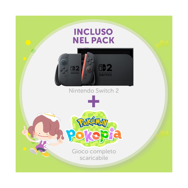 Console Nintendo Switch 2 • & + Pokémon Pokopia Code - vue 6
