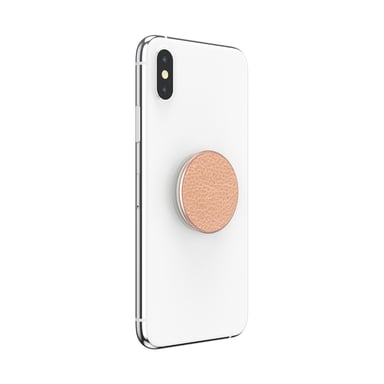 PopSockets Pebbled Vegan Leather Rose Gold Soporte pasivo Teléfono móvil/smartphone Naranja