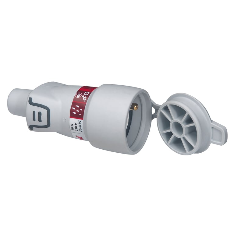 Legrand Fiche femelle Plexo avec terre et volet de protection - 16A IP44 - 210093829