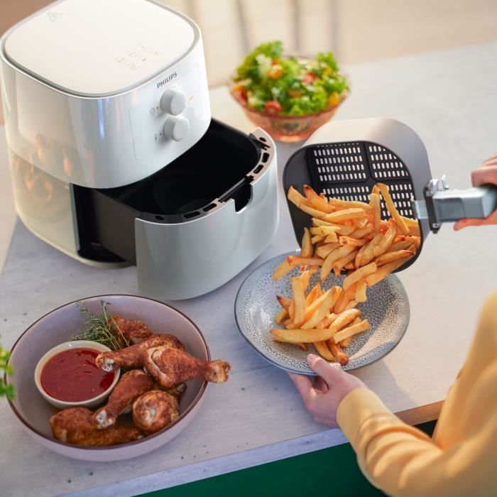 Friteuse sans huile - PHILIPS Airfryer 3000 Series HD9200/10 - 4,1L - Technologie Rapid Air - 7 pré - Neuf