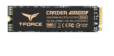 Team Group T-FORCE CARDEA TM8FF1002T0C129 disque SSD 2 To M.2 PCI Express 5.0 NVMe