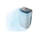 Climatiseur mobile DeLonghi PAC AP130pi GentleJet Inverter 13 000 BTU/h 3300 W Blanc et gris