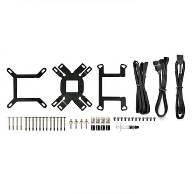 Thermaltake CL-W285-PL12SW-A sistema de refrigeración para ordenador Procesador Sistema de refrigeración líquida todo en uno Negro 1 pieza(s)