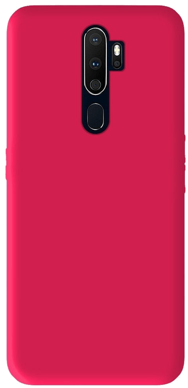 Coque silicone unie compatible Mat Rose Oppo A5 2020