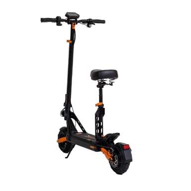 KuKirin G2 Pro Scooter elettrico - Motore 600W Batteria 48V15.6AH Autonomia 58KM Freni a disco Design pieghevole - Nero