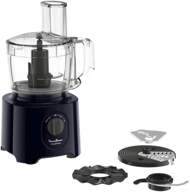 Robot de cuisine Moulinex FP242810 800W 2.4L Noir/Transparent