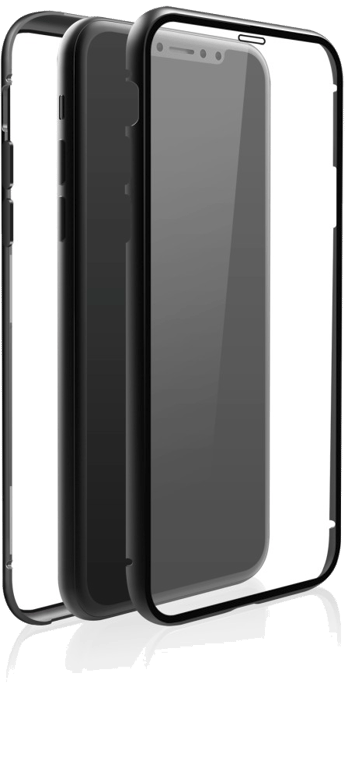 Coque de protection 360° Glass pour iPhone 11 Pro Max, noir