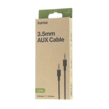 Hama 00305026 câble audio 1,5 m 3,5mm Noir