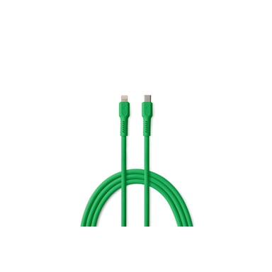 Cable USB C vers Lightning 2,4A Vert - 1,8m Câble USB C Lightning pour Charge et Synchronisation de Données - Cable Lightning USB C pour Appareils avec Port Lightning