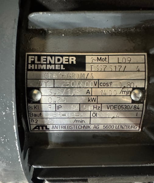 T 357 517 / 4 Flender Himmel Three-Phase Motor