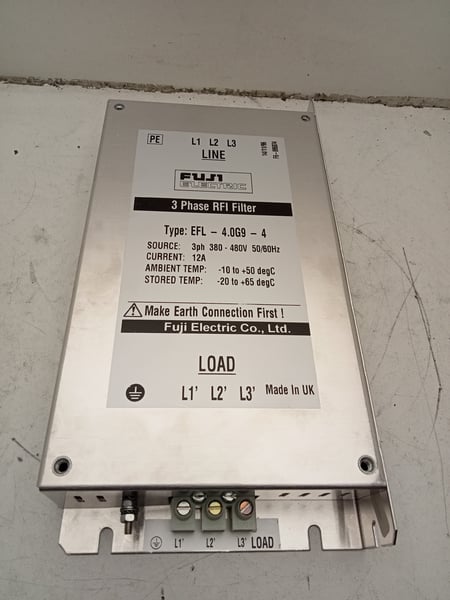 EFL-4.0G9-4 Fuji Electric 3 Phase RFI Filter