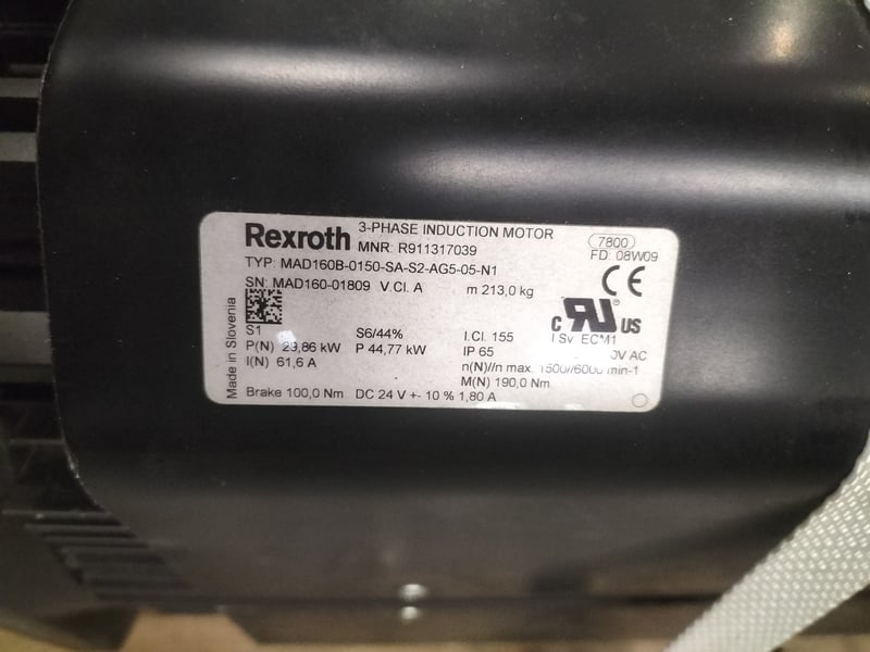 R911317039 Rexroth 3-Phase Induction Motor