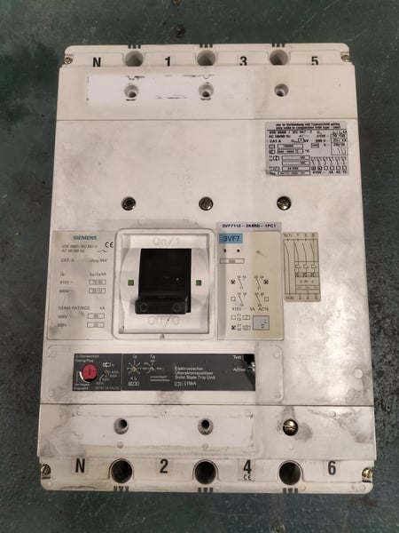VDE 0660 / IEC 947-2 U Siemens Molded Case Circuit Breaker