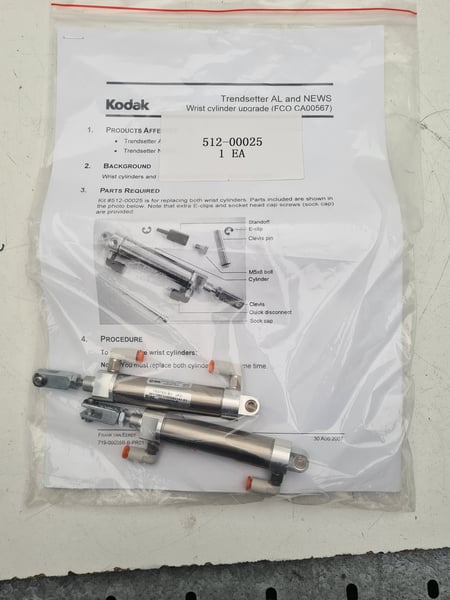 512-00025 Kodak Wrist cylinder upgrade (FCO CA00567)
