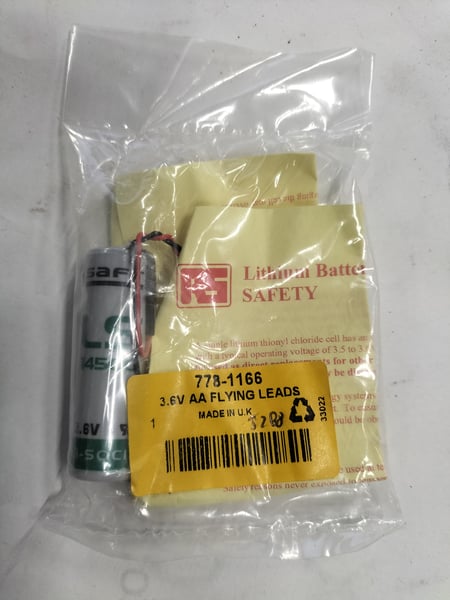 778-1166 RS Lithium battery