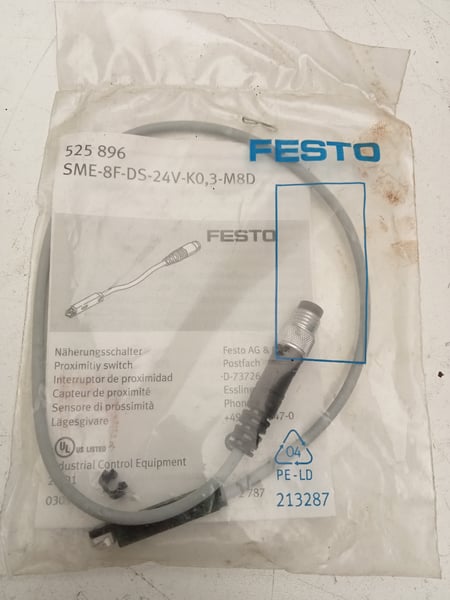 525 896 Festo SME-8F-DS-24V-K0,3-M8D