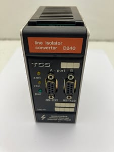 D240/240V/232/DTE/422/-/04 TCS Line isolator converter D240