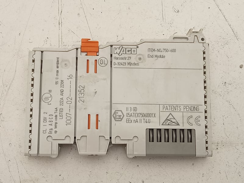 750-600 Wago End Module