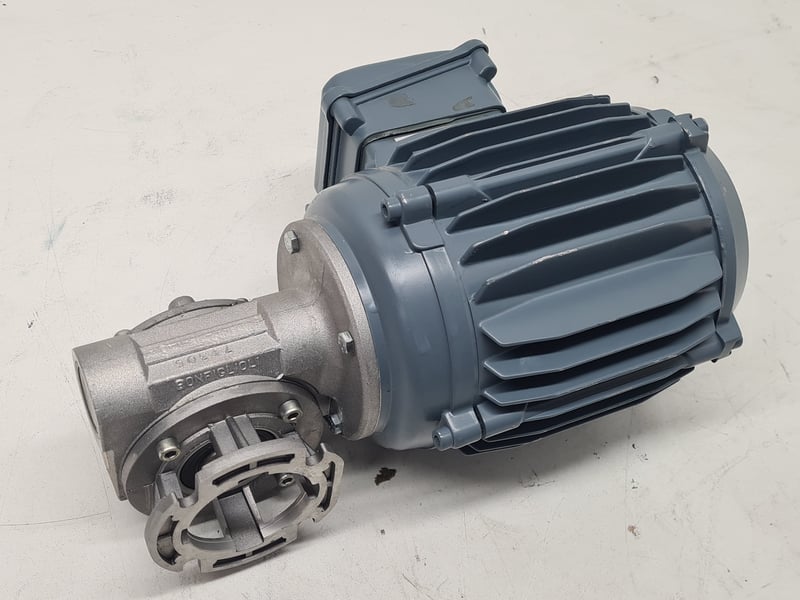 999-2472 Emod Motoren Motor DFMU71L/12 with worm reducer VF 30/F2