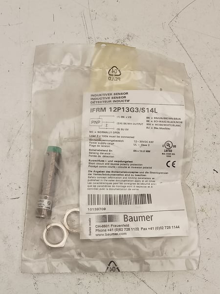 IFRM 12P13G3/S14L Baumer Inductive Sensor