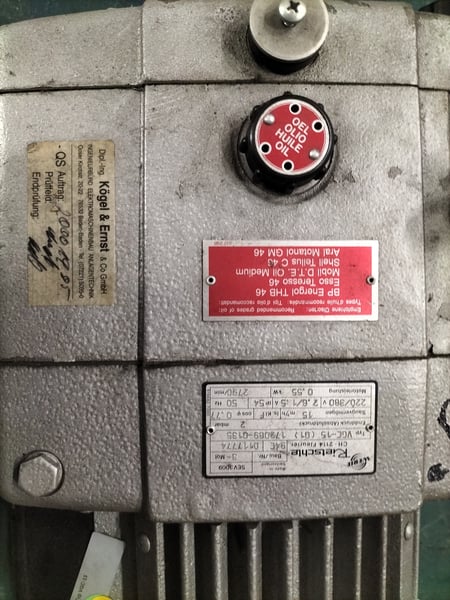 VGC-15 Reitschle Vacuum Pump