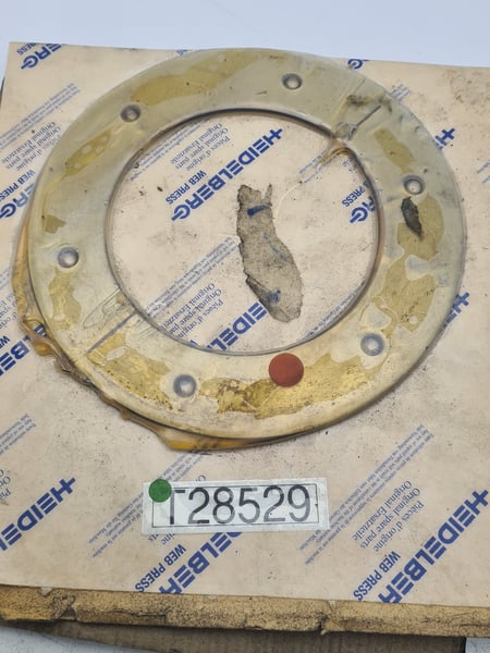 T28529 hidelburg mounting plate/disk for Goss M600