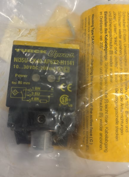 NI35U-CK40-AP6X2-H141 TURCK ELEKTRONIK Proximity Switch