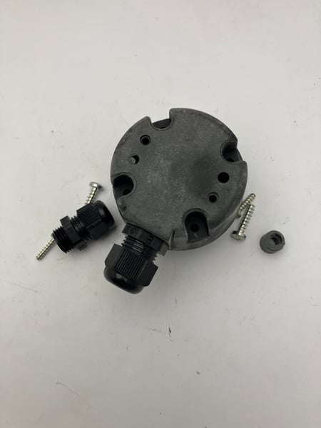 975.840.01 Werma Signaltechnik Socket for lateral cable entry for KBA Commander