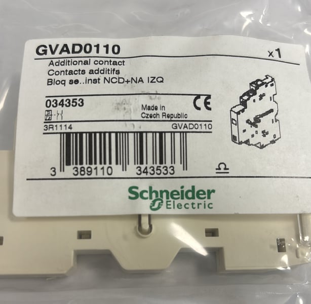 GVAD0110 Schneider Additional contact
