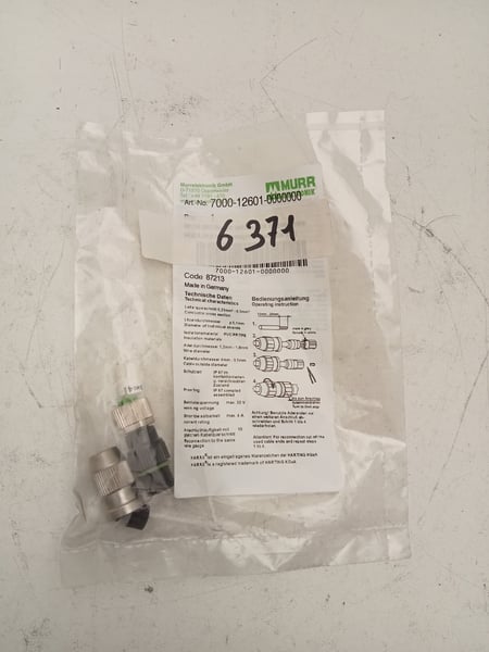 87213 Murr Waterproof Connector