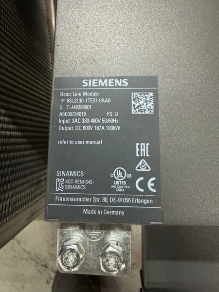 6SL3130-1TE31-0AA0 Siemens Basic Line Module