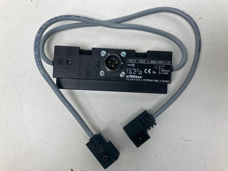 I95013 IFM Electronic Efector initiator block I9D35.5-ANKG/Ventilst for MAN Colorman