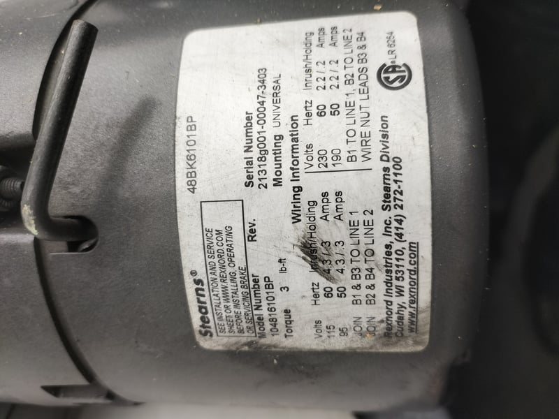 BH3116 Baldor Industrial Motor