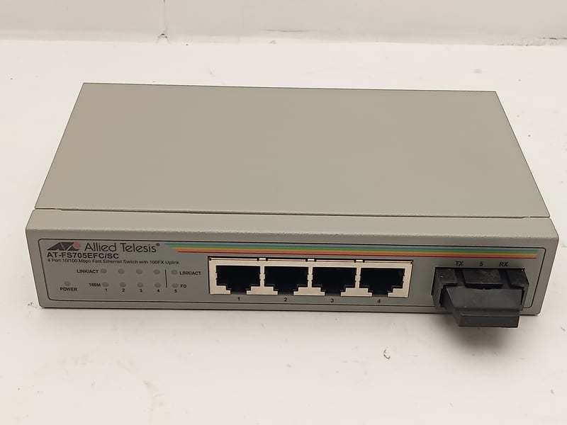 AT FS705EFC/SC Allied Telesyn International 4 port switch interruptor