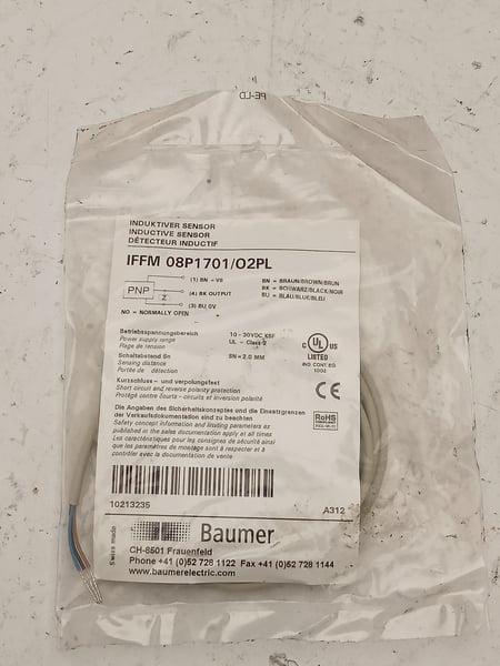 IFFM 08P1701/02PL manroland Proximity Switch