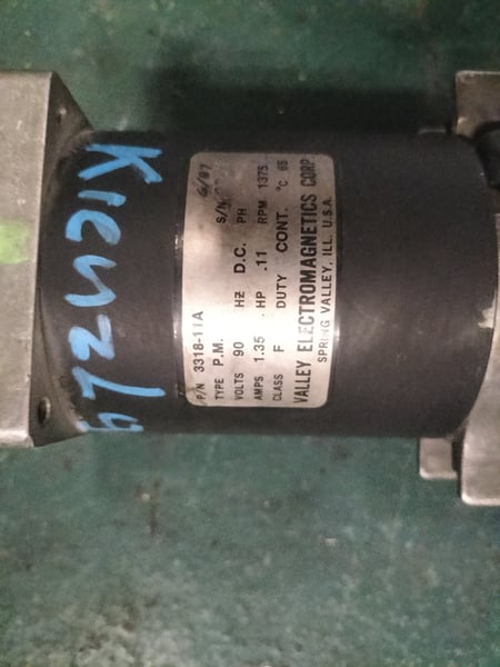 3318-11A Valley Electromagnetics Corp Permanent Magnet Motor