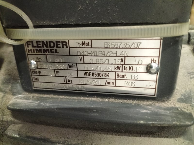 B358735/07 Flender Three-Phase Electric Motor