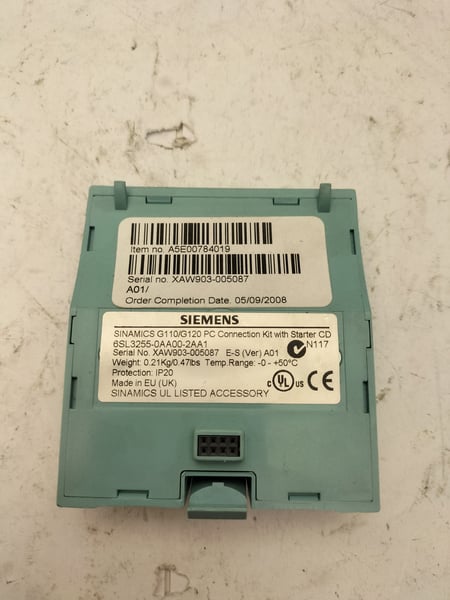 6SL3255-0AA00-2AA1 Siemens Sinamics G110/G120 PC Connection Kit with Starter CD