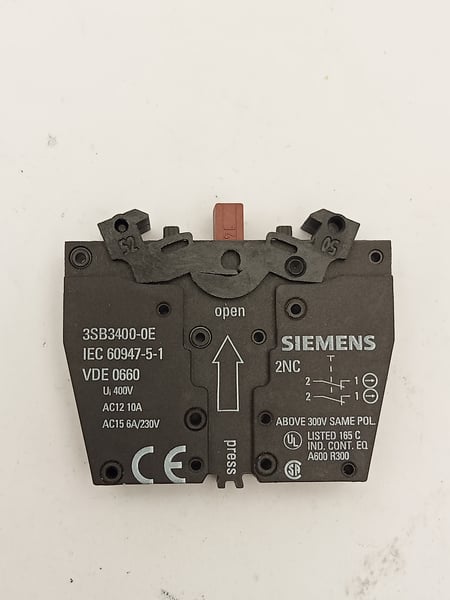 3SB3400-0E Siemens Contact block for KBA Commander