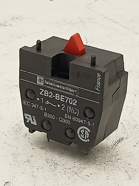 ZB2-BE702 Telemecanique Force 2 NC Contact Block