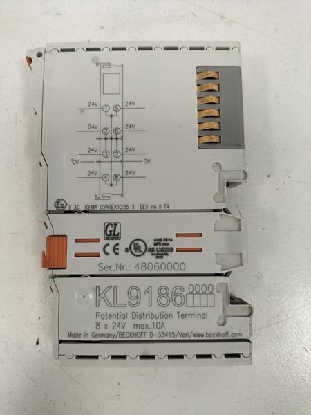 KL9186 Beckhoff Potential Distribution Terminal