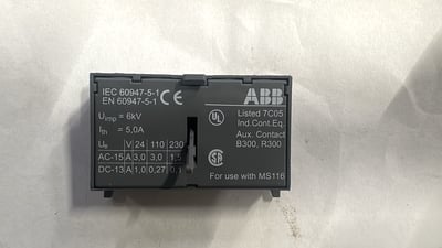 ABB Auxiliary Contact Block (B300/R300)