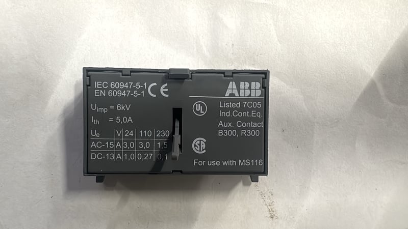 B300, R300 ABB ABB Auxiliary Contact Block (B300/R300)