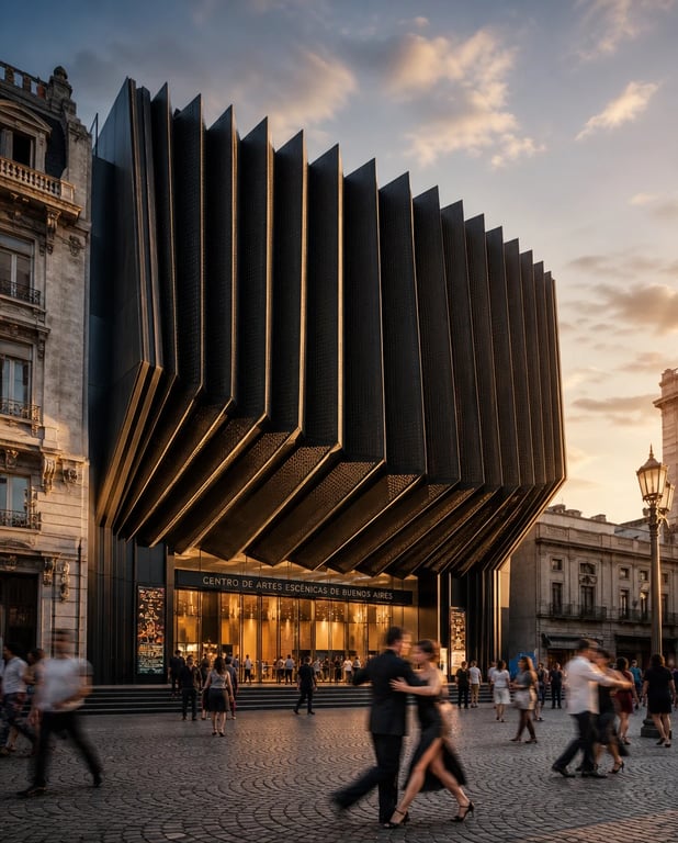 Tango Bandoneon — architectural concept study