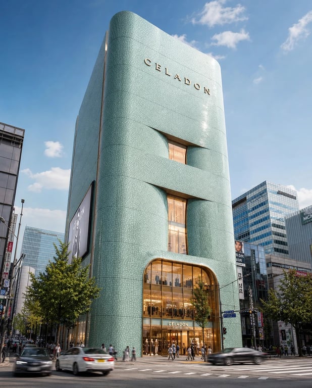 Celadon Glaze — architectural concept study