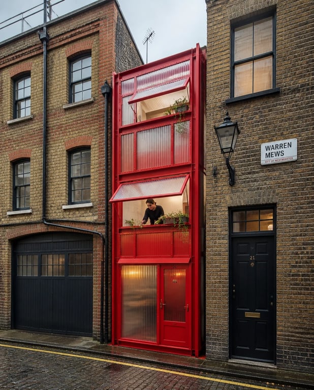 Pillar-Box Frame — architectural concept study